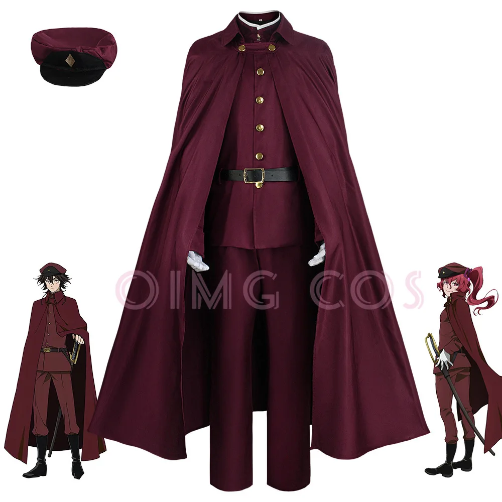 Okura Teruko Cosplay Suehiro Tecchou  Costume Bungo Stray Dogst Adult Uniform Wig Anime Halloween Costumes Game Character Outfit