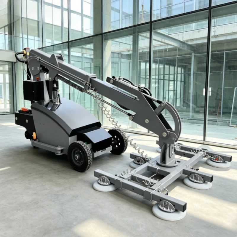 Customized 600KG 800KG Fully Electric Powered Glass Lifting Installing Vacuum Lifter Glazing Lifter for Sales