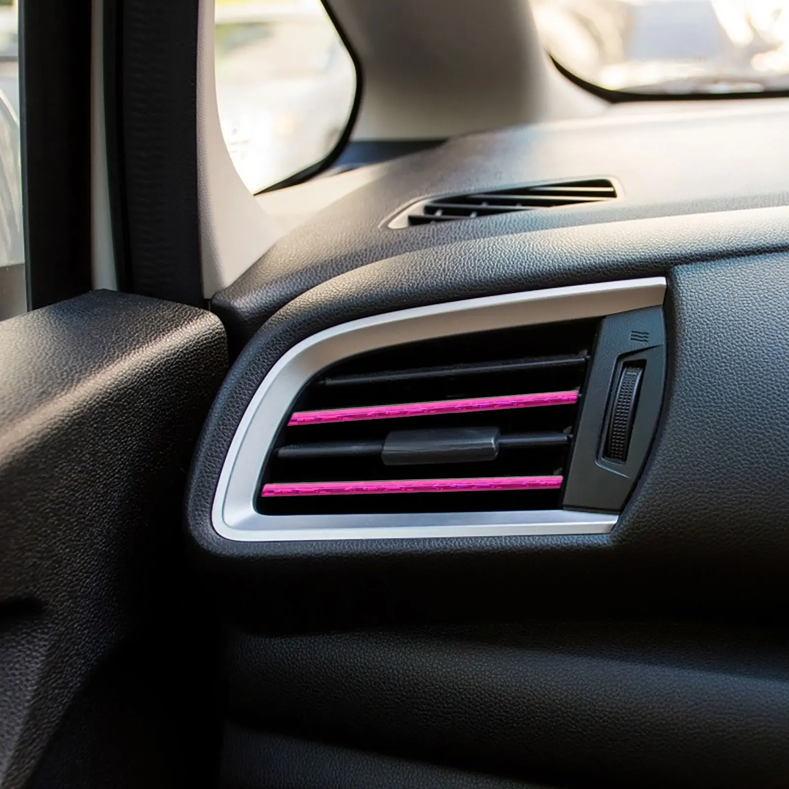 

80 Pcs Air Conditioning Decorative Strips Car Accessory Decorations Outlet Trim Vent Pp Auto Interior Grille