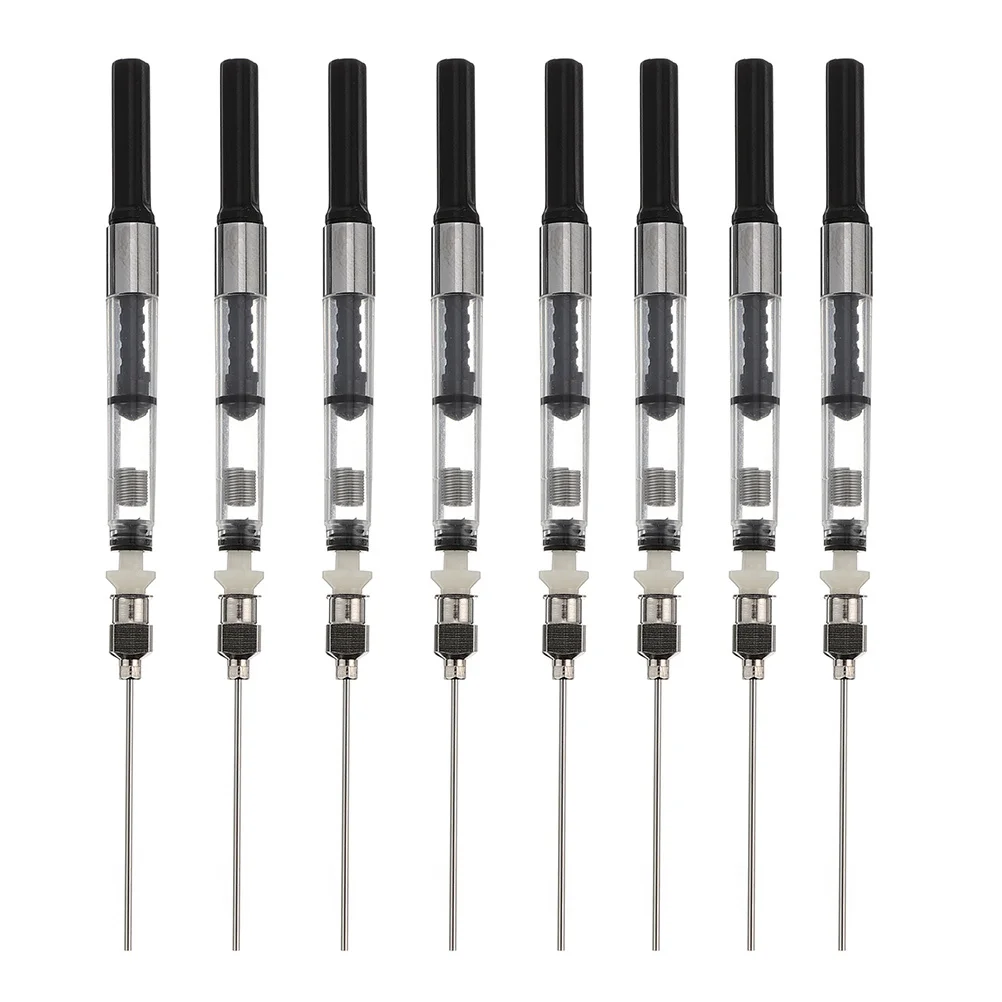 

8pcs Fountain Pen Converter Refillable Ink Absorption Device For Bottle Ink Filling School Supplies Writing Tool