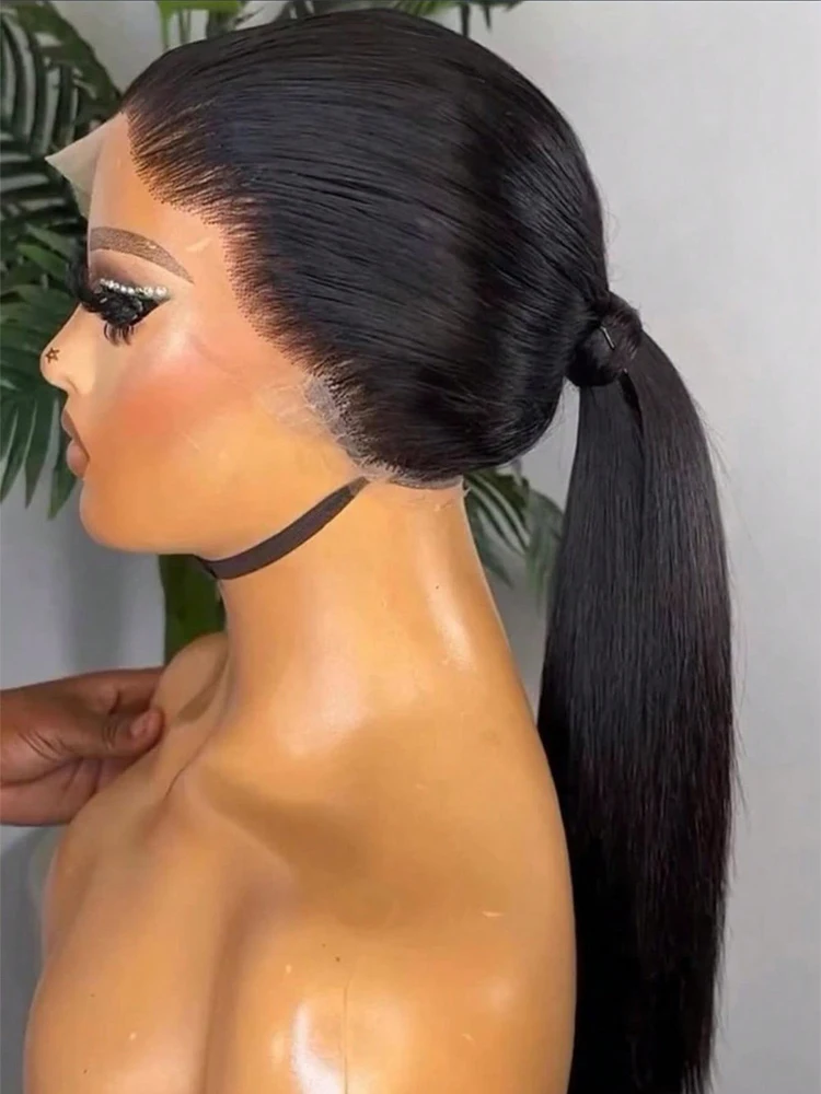 مخفي حزام الرباط شعر مستعار 360 كامل الدانتيل شعر مستعار مستقيم الشعر البشري Hd 13X4 الدانتيل الباروكة الأمامية غلويليس 5x5 إغلاق قبل قطع الباروكات #1