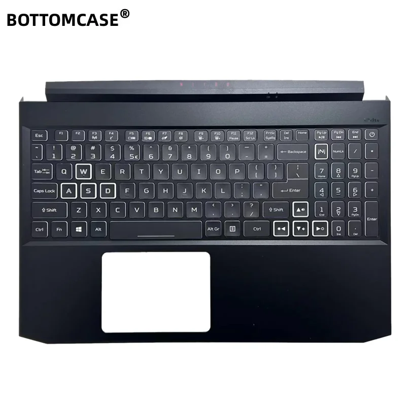 New For Acer Nitro 5 AN515-55 AN515-56 AN515-57 N20C1 N18C3 Upper Case Palmrest with Backlit Keyboard