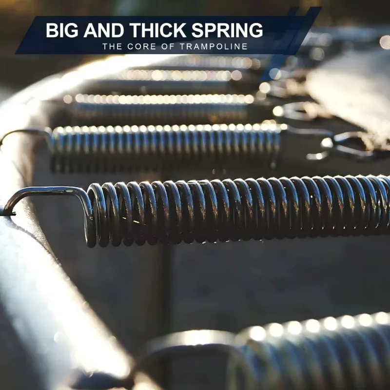 

Multi-Size Outdoor Large Trampoline - Elastic Fitness Equipment for Adults & Kids, Ideal for Outdoor Workout & Play