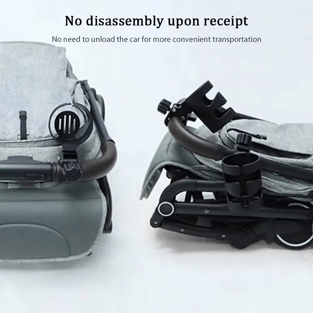 Universal Stroller Cup Holder Baby Stroller Accessories Bottle Rack 360 Rotatay Drink Bottle Holder for Stroller/Bike/Wheelchair view 6