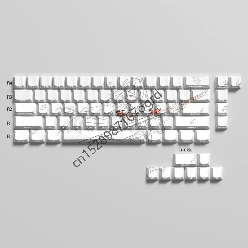 Keycaps ergonomiques Claviers mécaniques Keycaps PBT pour 61 67 68 Claviers PC ACCESSORATIONS PC COLLECTION DES ACCESSOIRES 634A