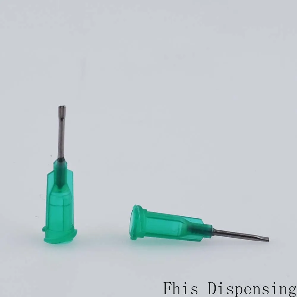 パックの100フラットノズル0.5 "管長調剤針18グラム