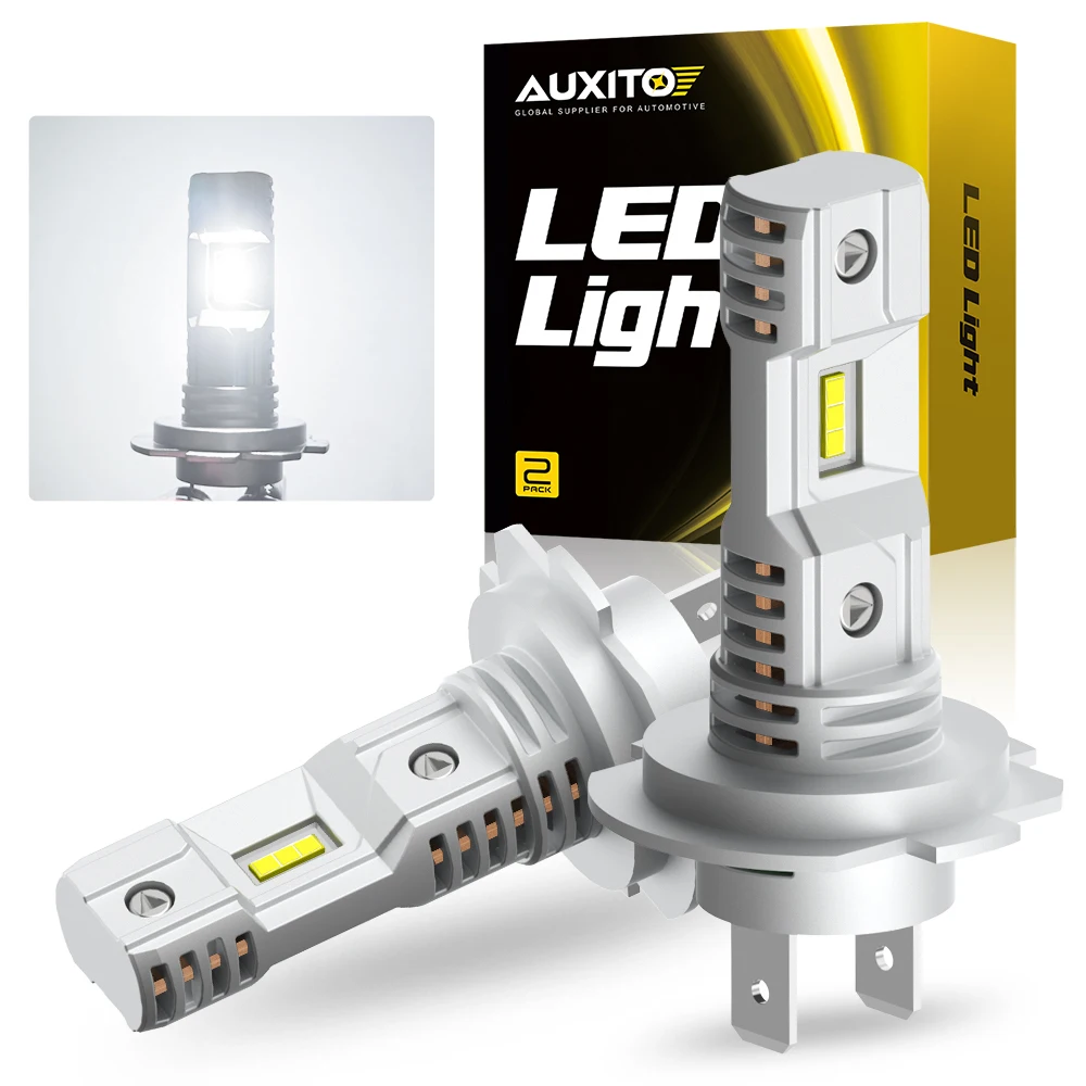 

AUXITO 2Pcs H7 LED Lights 12V 16000Lm Mini Head Lamp for Ford Focus MK3 MK2 Mondeo MK5 MK4 Smax Edge Explorer Car Headlight Bulb