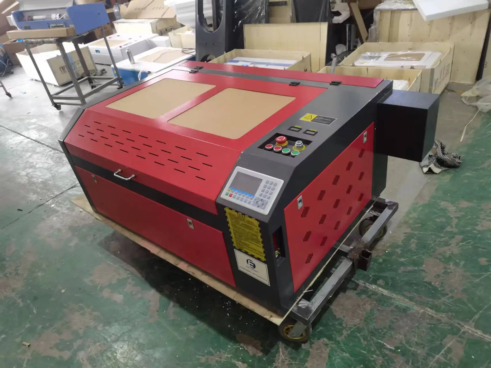 CO2 La-ser гравировальный станок EB60w 80w 100w гравер для дерева, акрила, камня, лазерная резка с ЧПУ 6090 для бизнеса и магазина