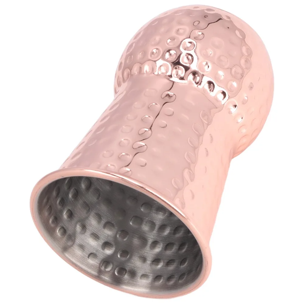 Sturdy Rustless Steel Juice Tumbler Unique Outline Polished Cocktail Glass Irregular Thickened Drink Container Cold Drink Making