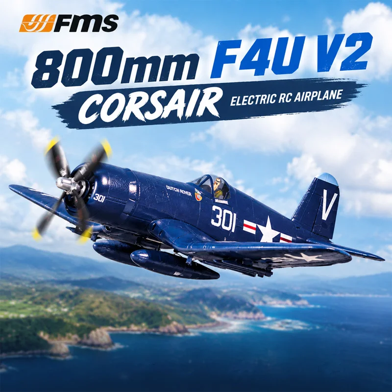 FMS 800mm F4U Corsair V2 RTF / PNP Electric Remote Control Model Fixed-Wing Aircraft