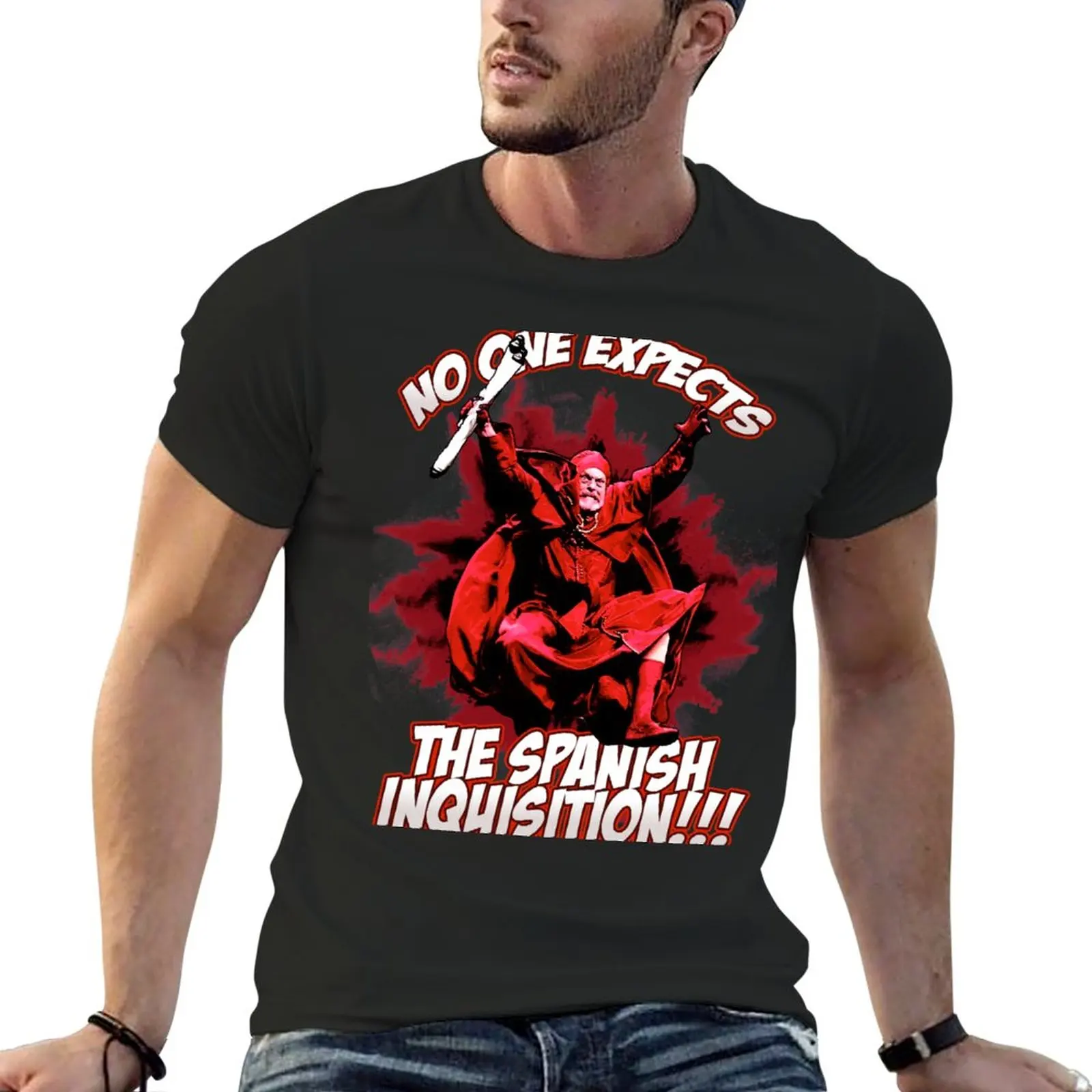 No One Expects the Spanish Inquisition! T-Shirt boys white t shirts tees new edition t shirt mens graphic t-shirts pack