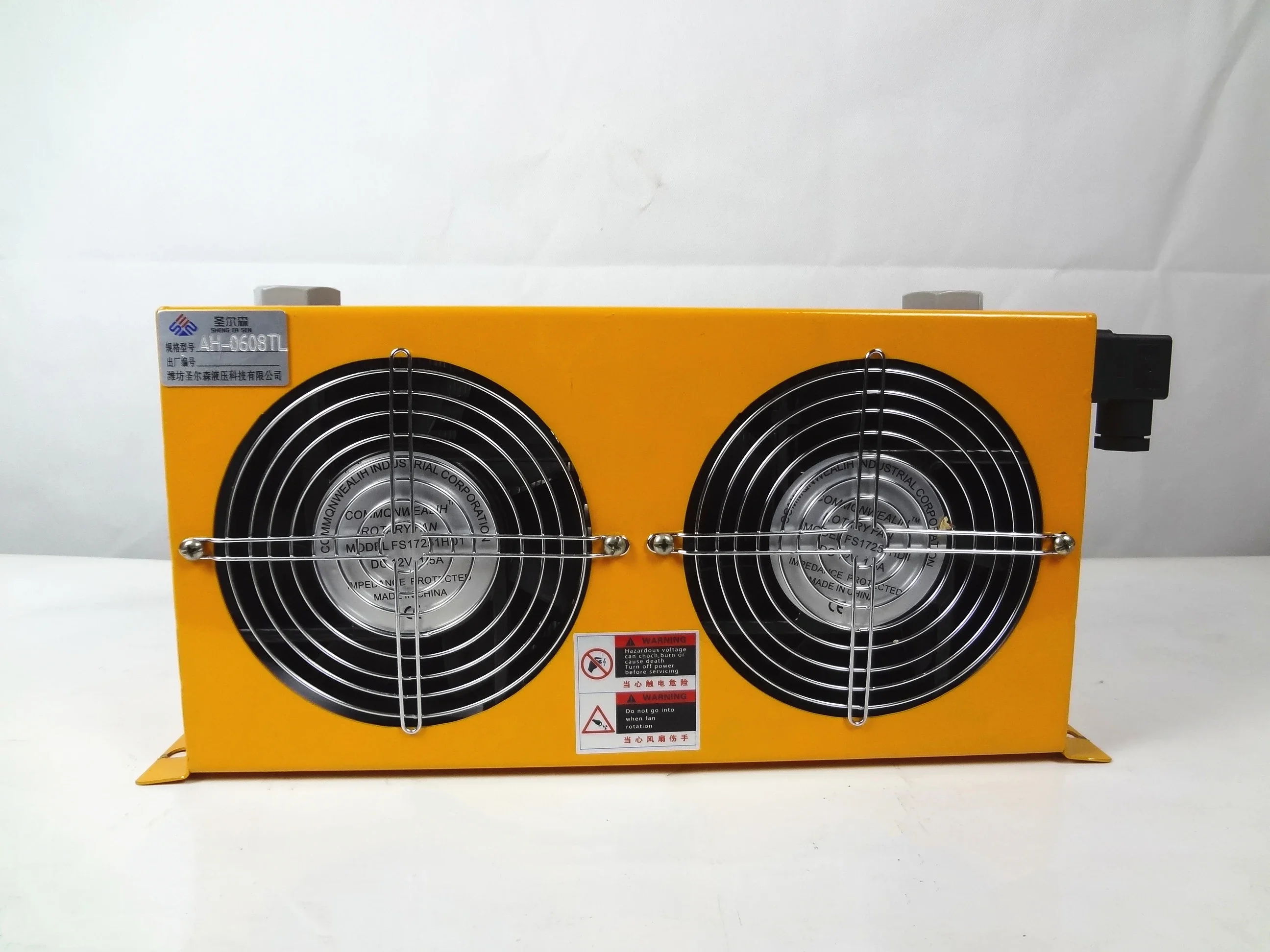 

For 24V/12V/220V/380V Hydraulic Air Cooler Hydraulic Oil Cooler Air-cooled Oil Radiator 60L/MIN