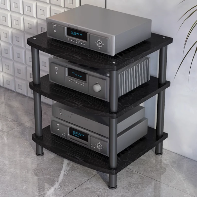 

Audio rack for hifi equipment; multi-layer CD cabinet for home theater equipment