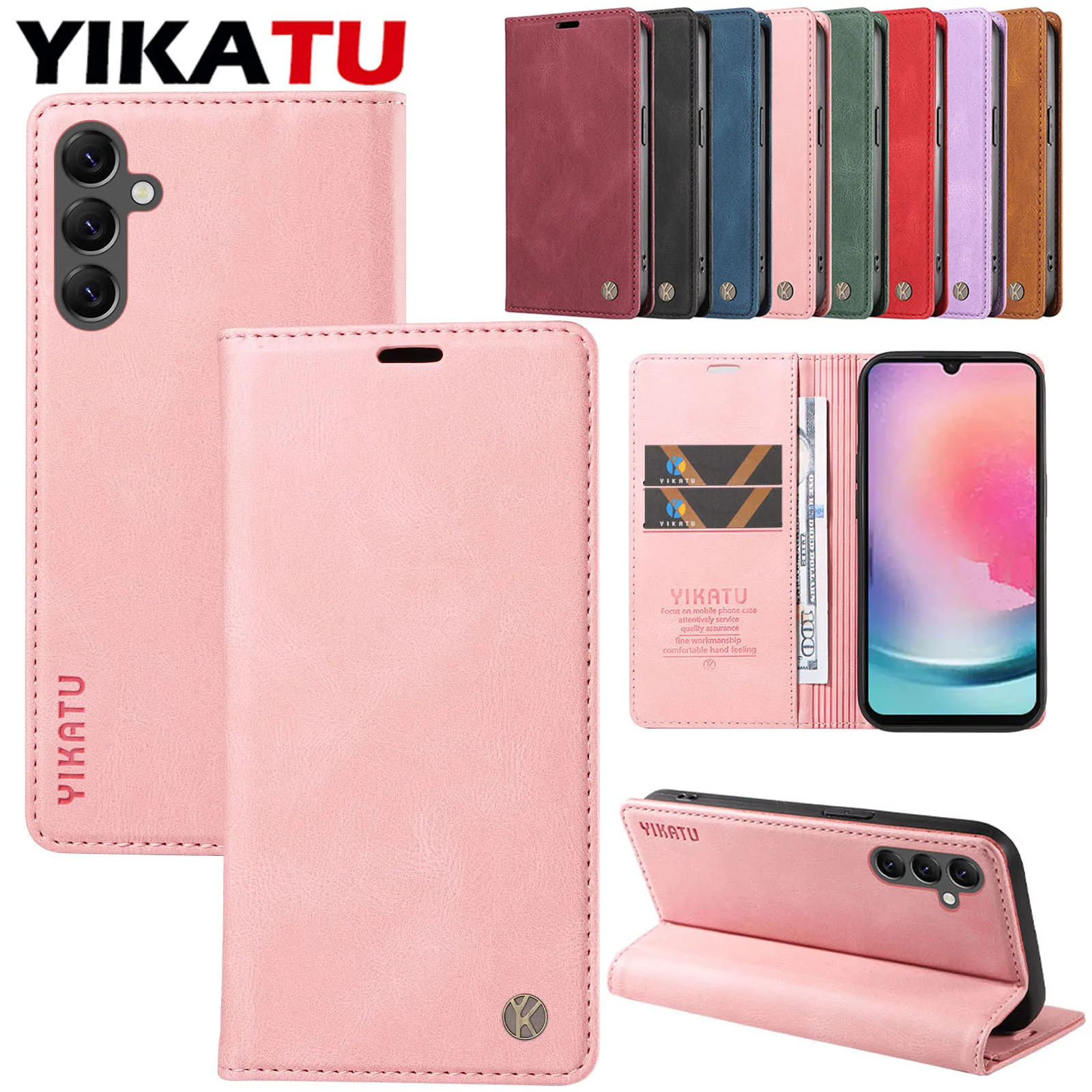 

Чехол-кошелек для Samsung Galaxy A13 Lite 4G A12 A10S A10 A9 2018 A8 A7 A6 Plus A5 A3 A07 A06 A05S A05 A04E A03S A03 A02S Funda