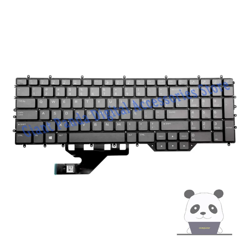 

Клавиатура США с подсветкой 0H8FJC H8FJC, подходит для Dell Alienware M17 R2 M17 R3 RGB