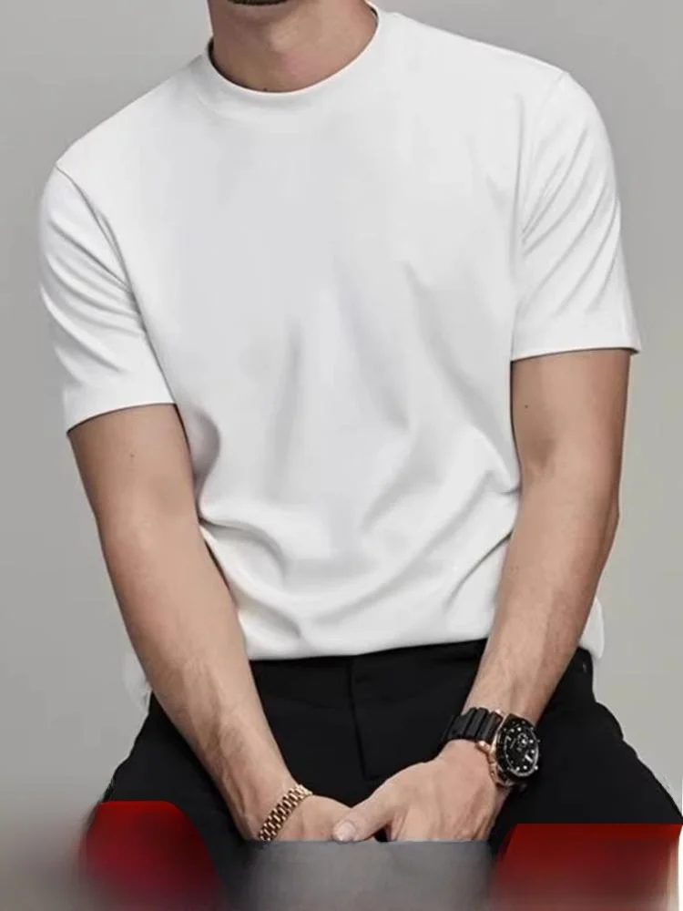 

Мужская футболка Leavo Johnson ort Sve Cold Sensation, приятная для кожи, дышащая, летняя, повседневная, из смеси хлопка Faion