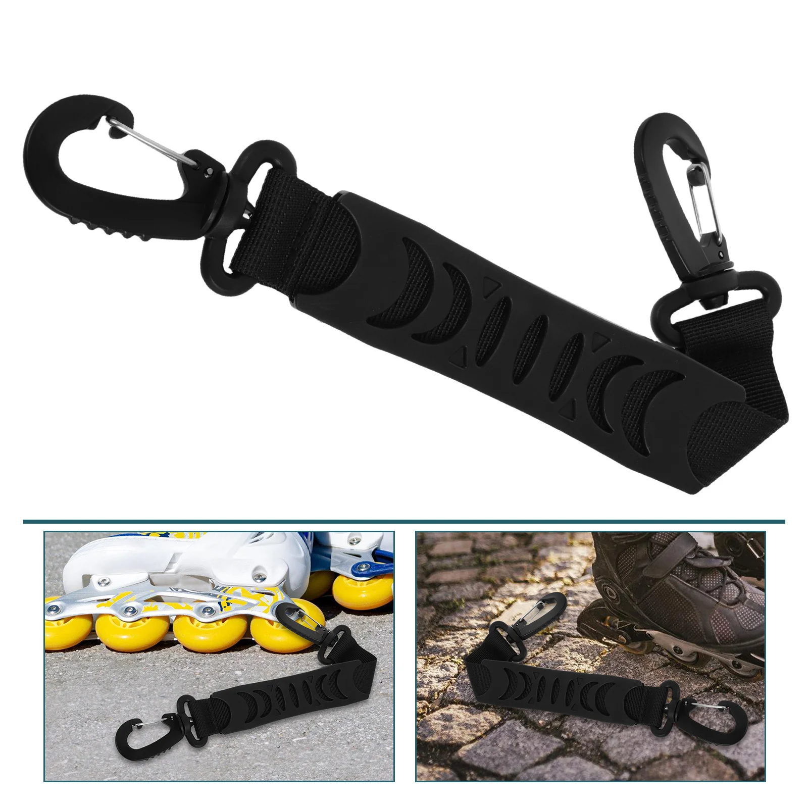 

Skate Carrying Strap Lightweight Pvc Roller Accessories Comfortable Handle Outdoor Skates Carrier Strap Replacement Skates Leash