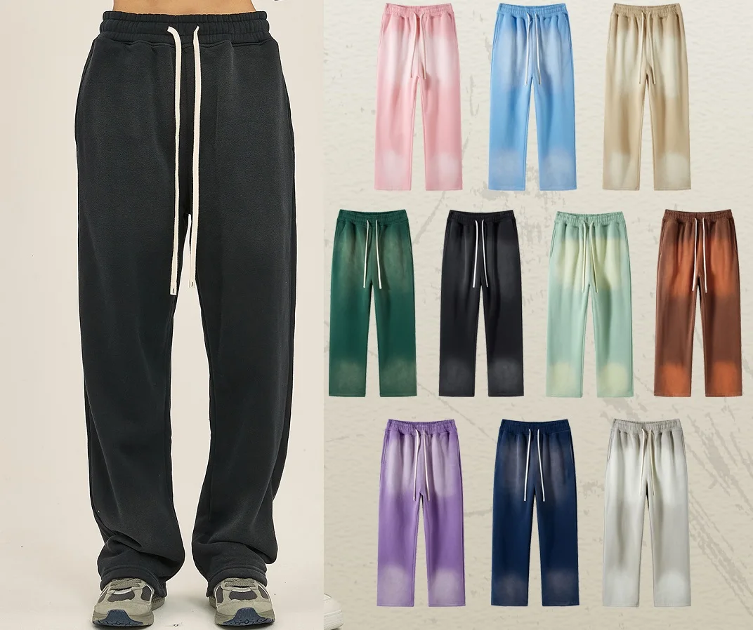 

Спортивные брюки унисекс Waed Fce с прямым кроем, свободного кроя, повседневные, в стиле ретро, для мужчин и женщин, Street Sle Artiemaster