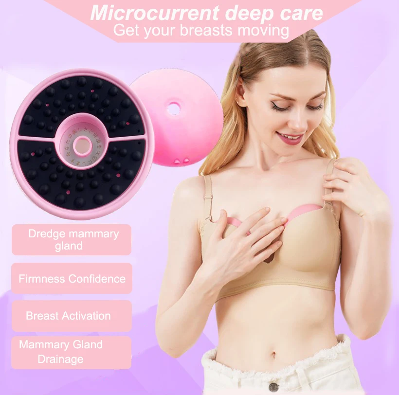 Micro-Current Chest Massage Breast Enhancement Device Lift Breast Cup Dredge Breast Nodules Micro-Current Chest Massager