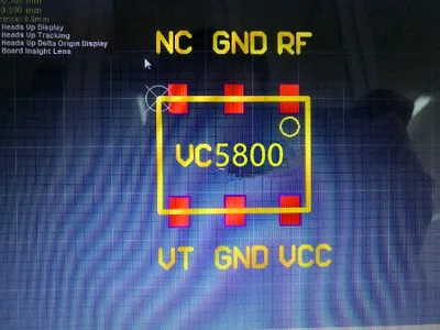 2 шт./партия, 5,8G 5,5-5,9G VC5800 5500-5900 МГц 5800 МГц VCO
