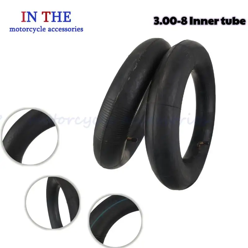 3.00-8 Inner Tube for Motorcycle Handcarts Trailers Lawn Mowers Dump Trucks - Rubber Utility Tire Inner Pipe