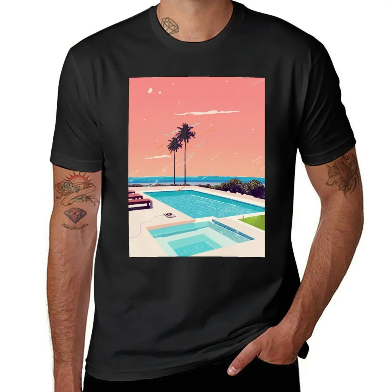 

Hiroshi Nagai T-Shirt graphics funnys designer t shirt men