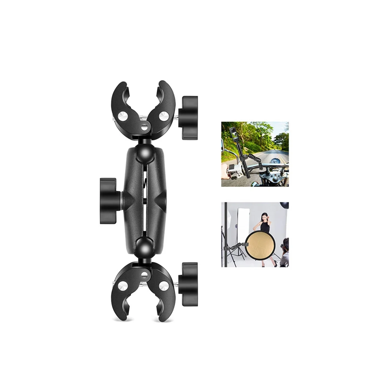 Крепление для экшн-камеры для спортивной камеры, крепление на руль мотоцикла/велосипеда, многофункциональные и удобные аксессуары для верховой езды, PU849B