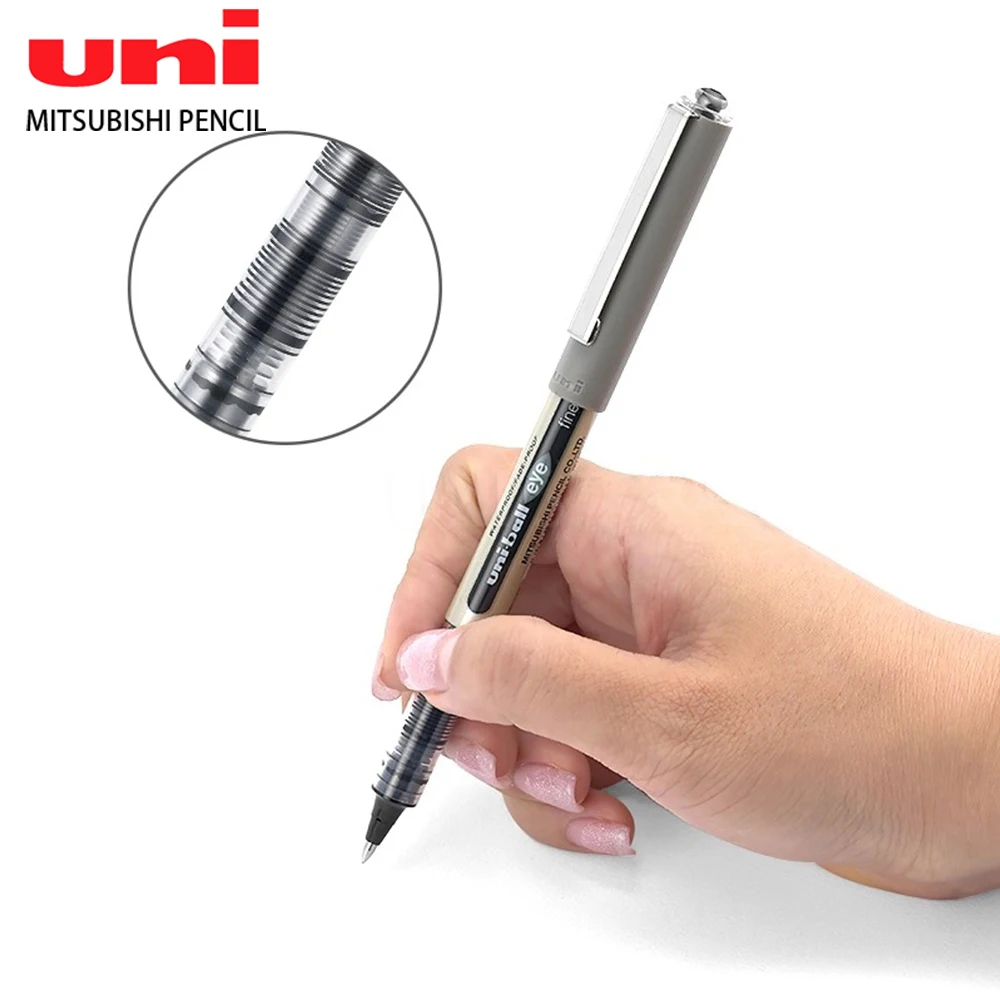 

12 шт., японская гелевая ручка Uni UB-157, прямая жидкая водонепроницаемая ручка-роллер, 0,7 мм, ручка для подписи, офисные аксессуары, школьные принадлежности