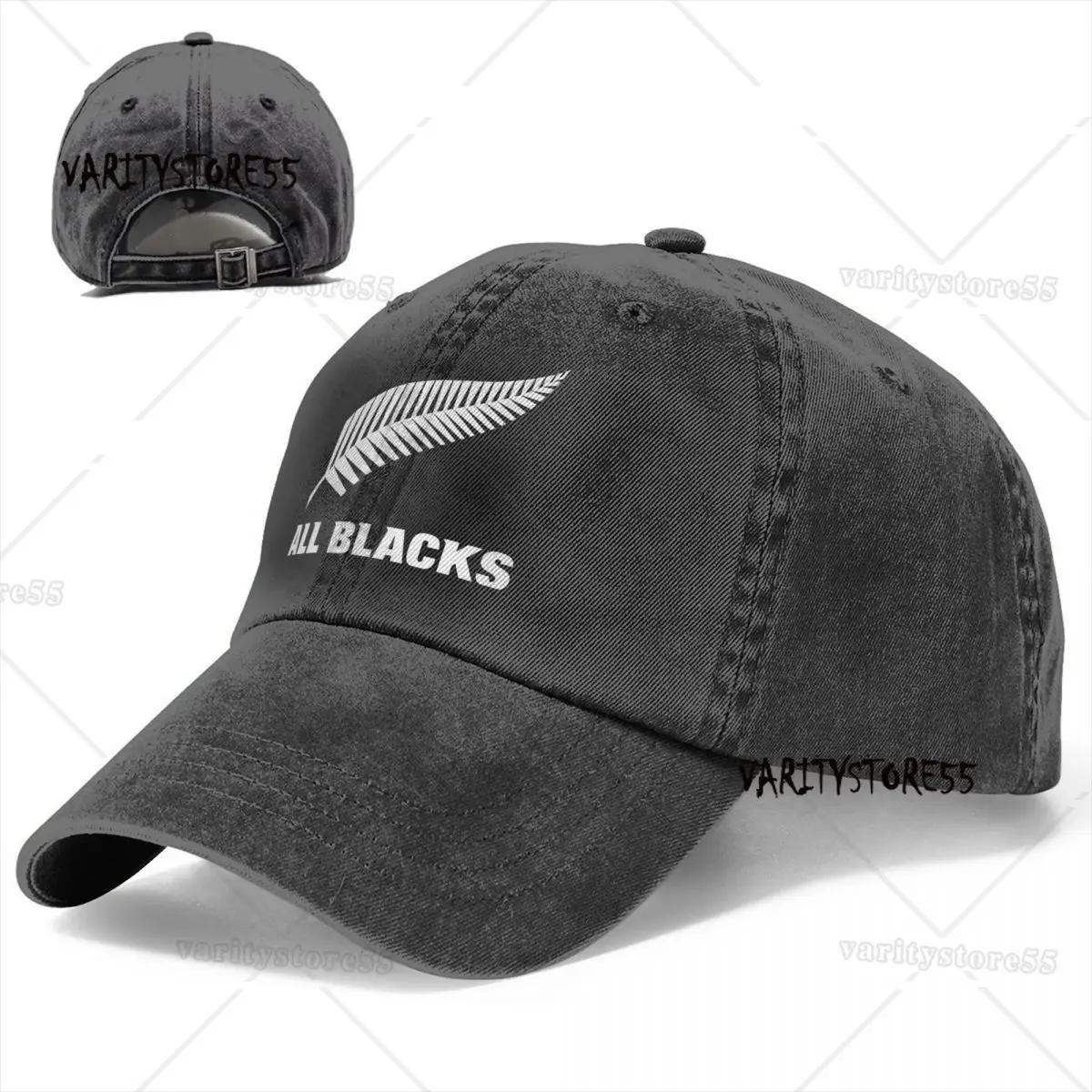 NEW All Blacks Rugby Baseball Cap for Men cotton Hats Adjustable Hat Fashion Casual Cap Truck driver Hat