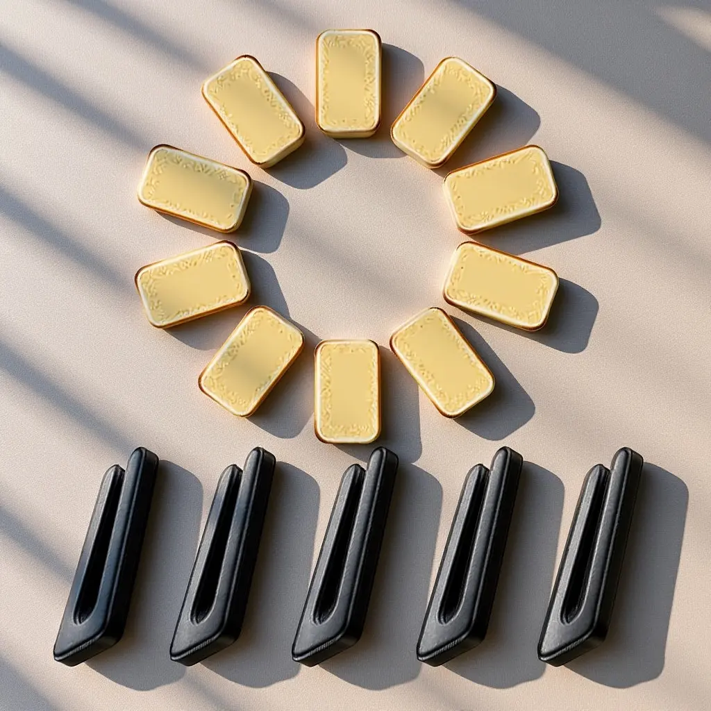 

5Sets Ceiling Fan Balancing Kit Fan Blades Balancing Clips Self-Adhesive Weights Universal Tool Reduce Wobble Motor Wear Prevent