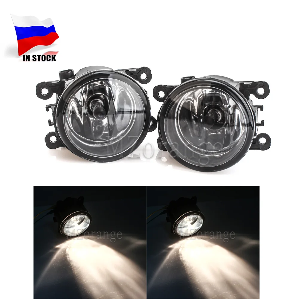 MIZIAUTO Car Fog Lamp For Peugeot 207 307 407 607 3008 SW CC VAN 2000-2013 4000LM Light 55W H11 Halogen Foglights 2Pcs