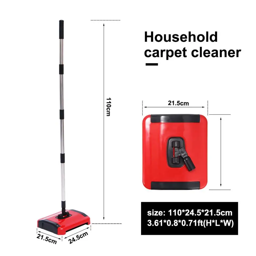 Carpet Sweeper Automatic Broom Brush Cleaning Sweeping Accessories