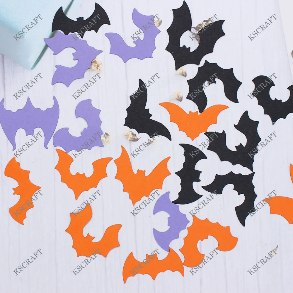 KSCRAFT Halloween Bats Cutting Dies Stencils for DIY Scrapbooking Decorative Embossing DIY Paper Cards