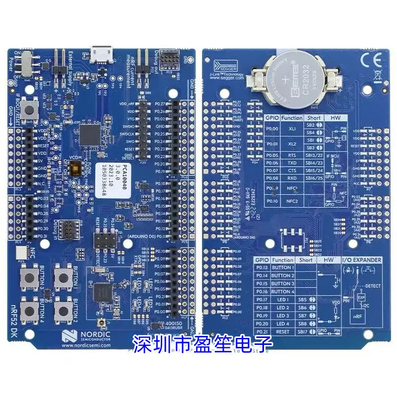 

1PCS//LOT NRF52-DK NRF52 Nordic Bluetooth Development Board Kit nRF52832 SoC pca10040 100% Original stock