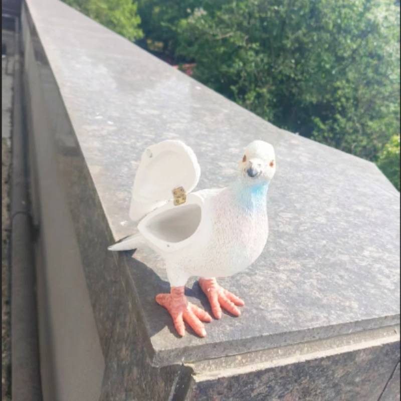 Creative Pigeon Clutch Bag, Funny 3D Simulation Pigeon Shape Handbag, Multi-functional Storage Bag Home Decor Ornament