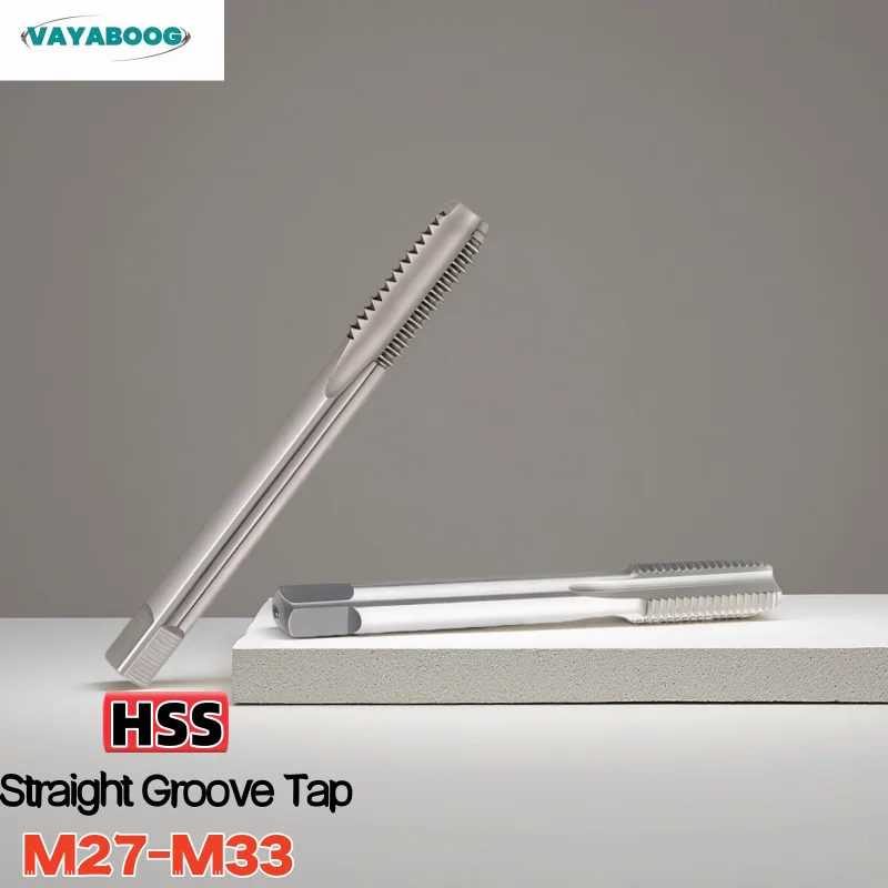 

1PCS HSS Straight Grooved Flute Tap Right Hand M27M28M29M30M31M32M33X3.5/3/2.5/1.75/0.5