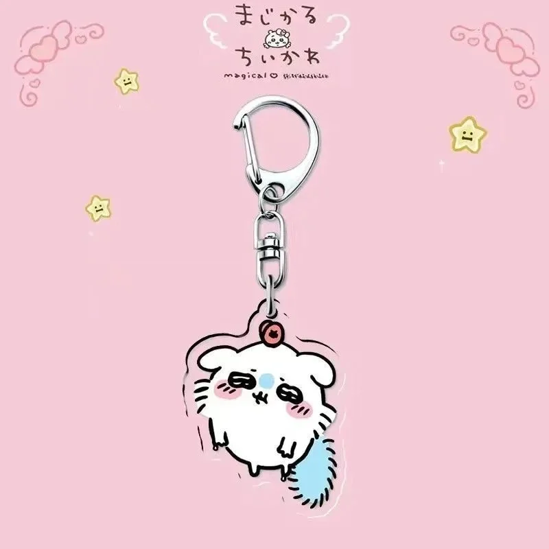 Cute jiyi Acrylic Keychain Hanger Decoration Cute in Stock As A Gift Nagano Chii Usagi Hachiwera Momonga Decoration Cute