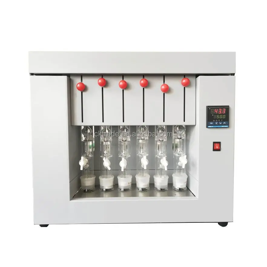 

CHINCAN SZF-06C Digital Soxhlet Extraction Apparatus 6-Group Food Corn Analyzer with 1-Year Warranty
