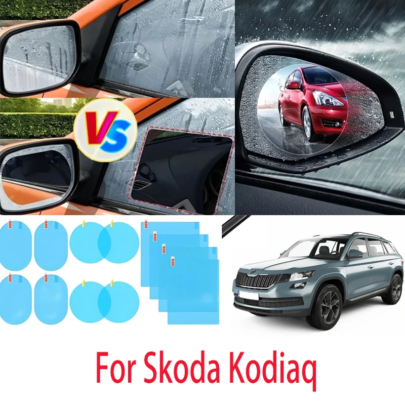 

For Skoda Kodiaq Car and motorcycle rearview mirror waterproof anti fog defrosting transparent window waterproof film