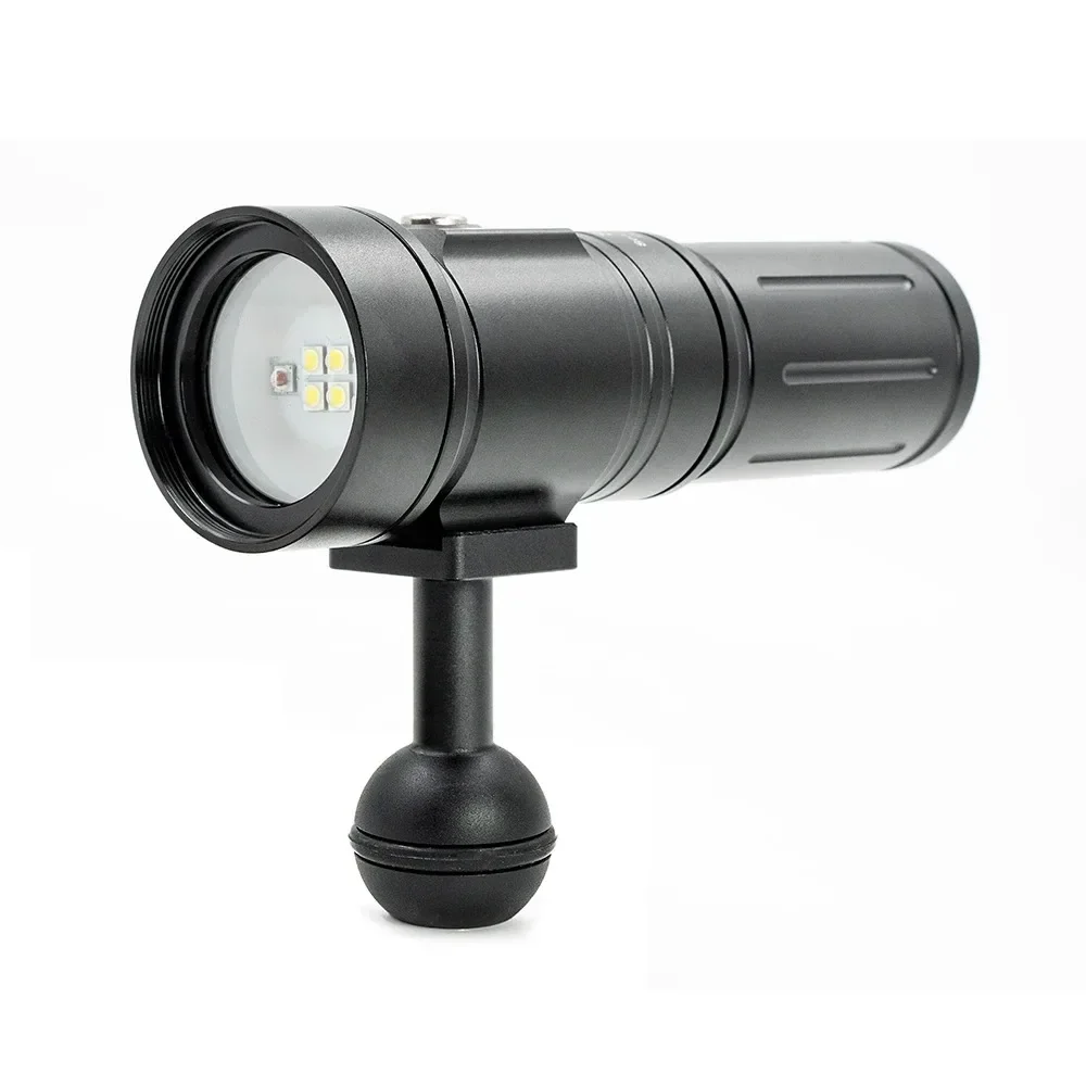 DIVEVOLK SL20 Underwater Video Light 2000 Lumens 150 Min Battery Life, 100° Maximum Light Angle