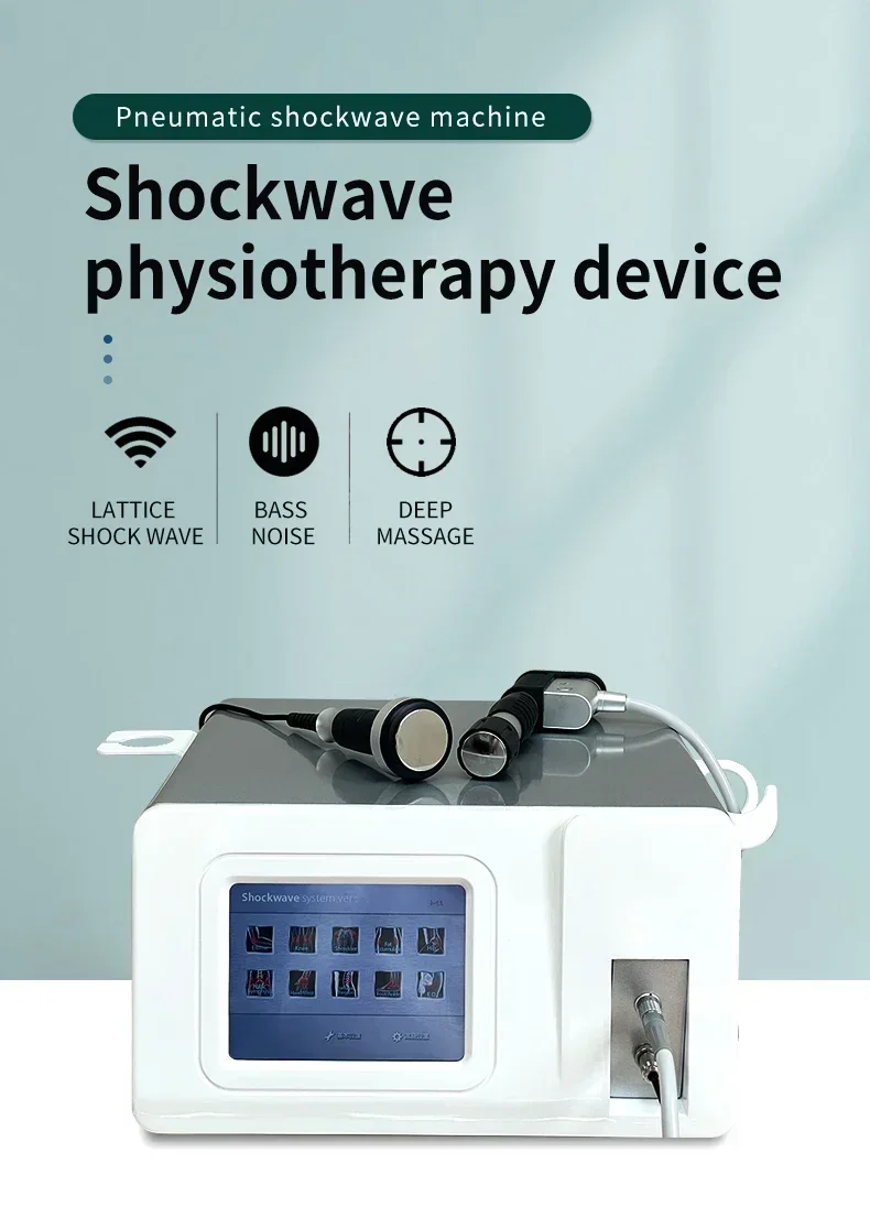 NEWEST 2in1 Shock Wave Ultrasound Physical Body Pain Therapy Machine Ultrashock Air Pressure Shockwave Equipment