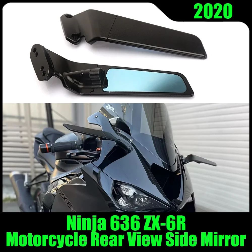 

2020 Ninja 636 ZX-6R CNC Mirror For Kawasaki Ninja636 ZX-6R Accessories Ninja 636 ZX6R Motorcycle Rear View Side Mirror