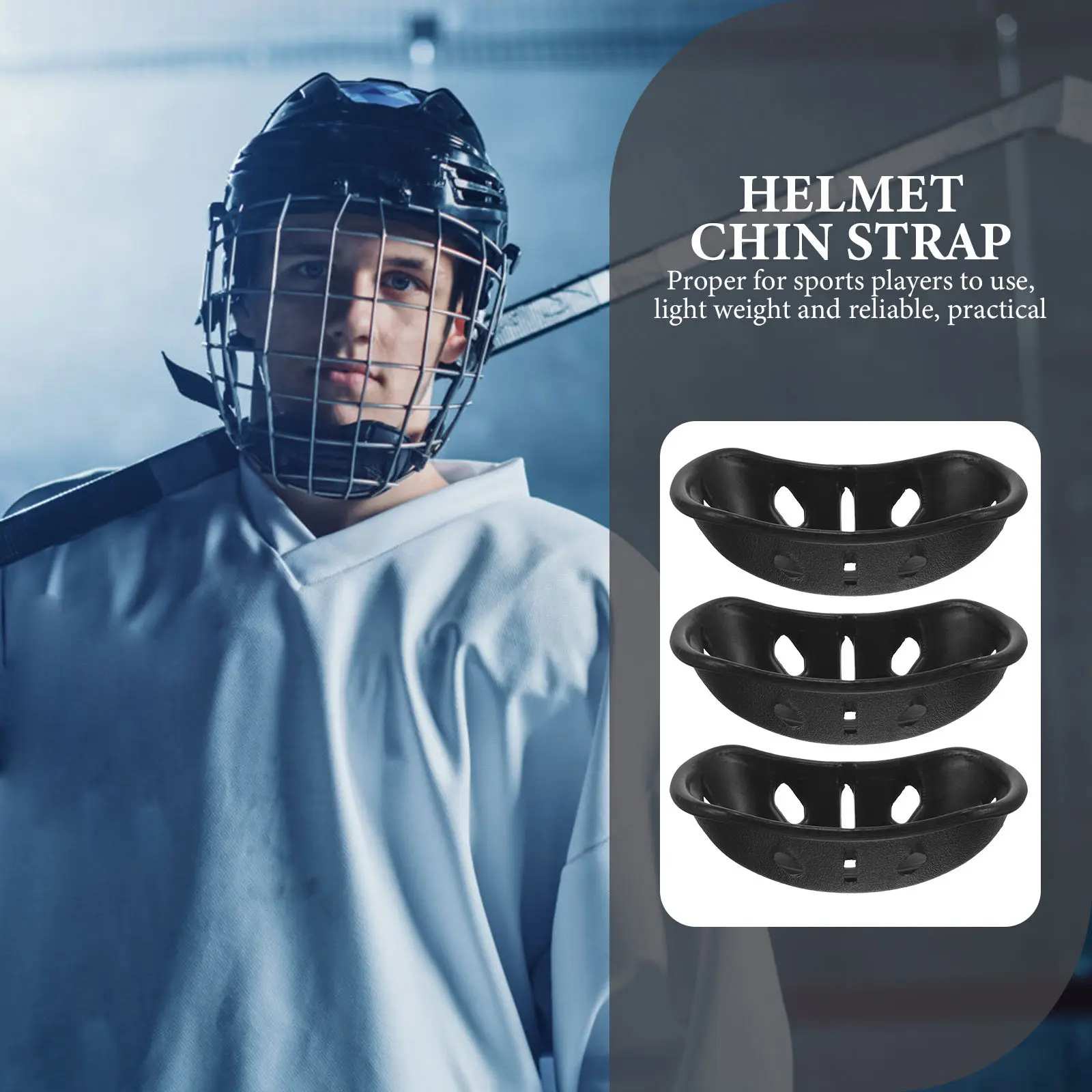 

Комплект из 8 сменных защитных накладок на подбородок для строительных касок