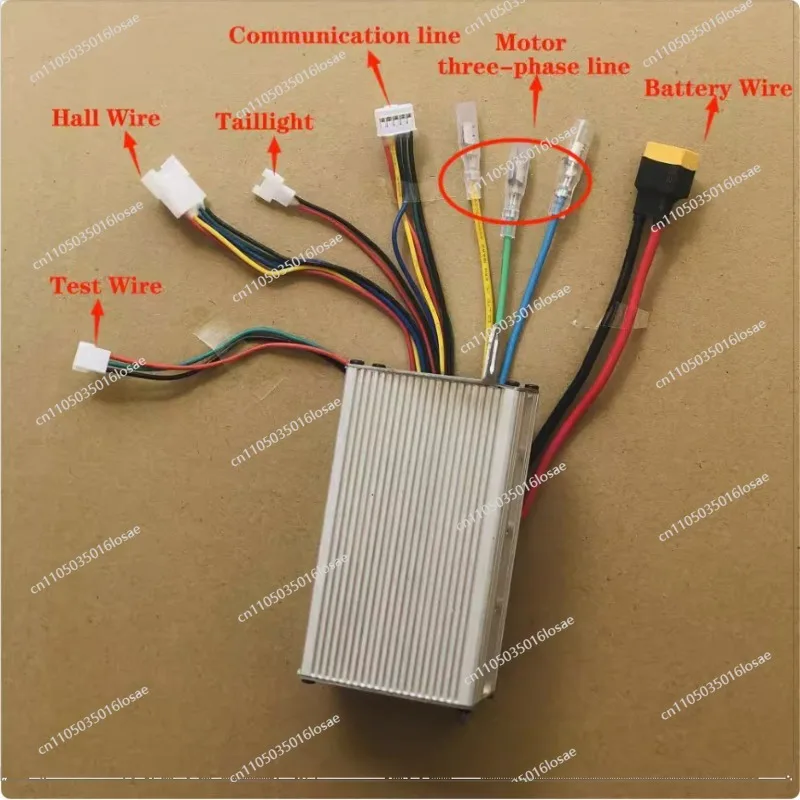 For 350W36V17A 10 Inch MAX Electric Scooter Controller, The Whole Set Has A Maximum Speed of 40km/h