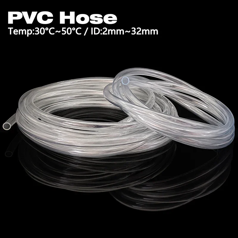 

2mm 4mm 6mm 8mm 10mm 12mm 16mm 18mm PVC Hose Odorless Transparent Pipe Food Grade Tubing Irrigation Plastic Tube Aquarium Hoses