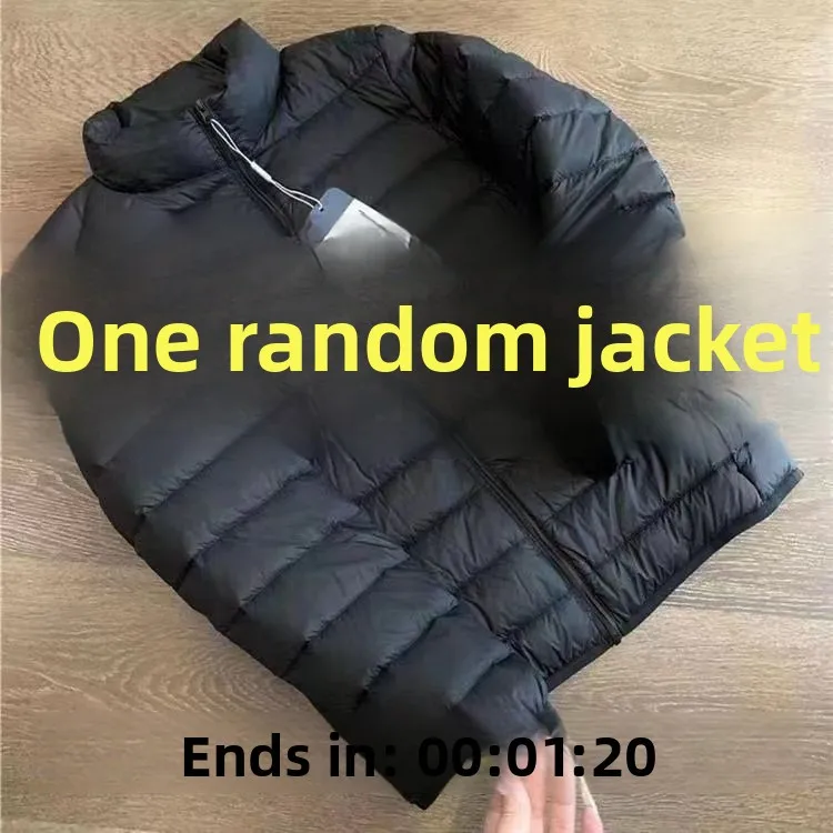 

Ultra-Light Men's down Cotton Jaet Stand Collar Warmth Value Reduction Label ort Sle Filling Silk Cotton Slim Fit
