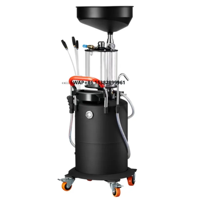 80L Oil Changer Oil Extractor Pneumatic Automotive Waste Engine Oil Drainer Collect  Machine