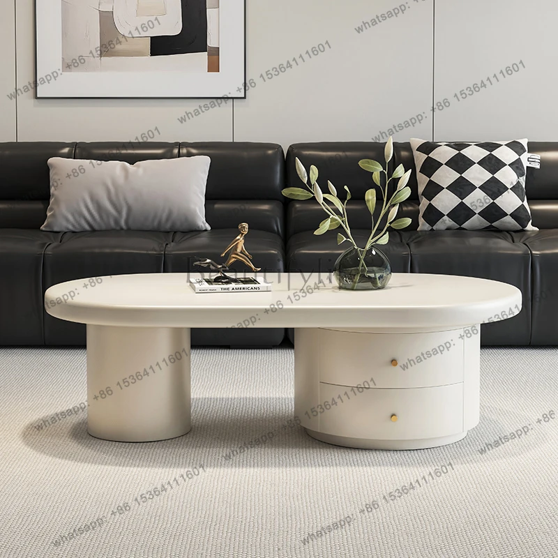 

Nordic Modern Coffee Table With Drawers Classic French Design Coffee Table Storage Unique Mueble Salon Furniture Living Room