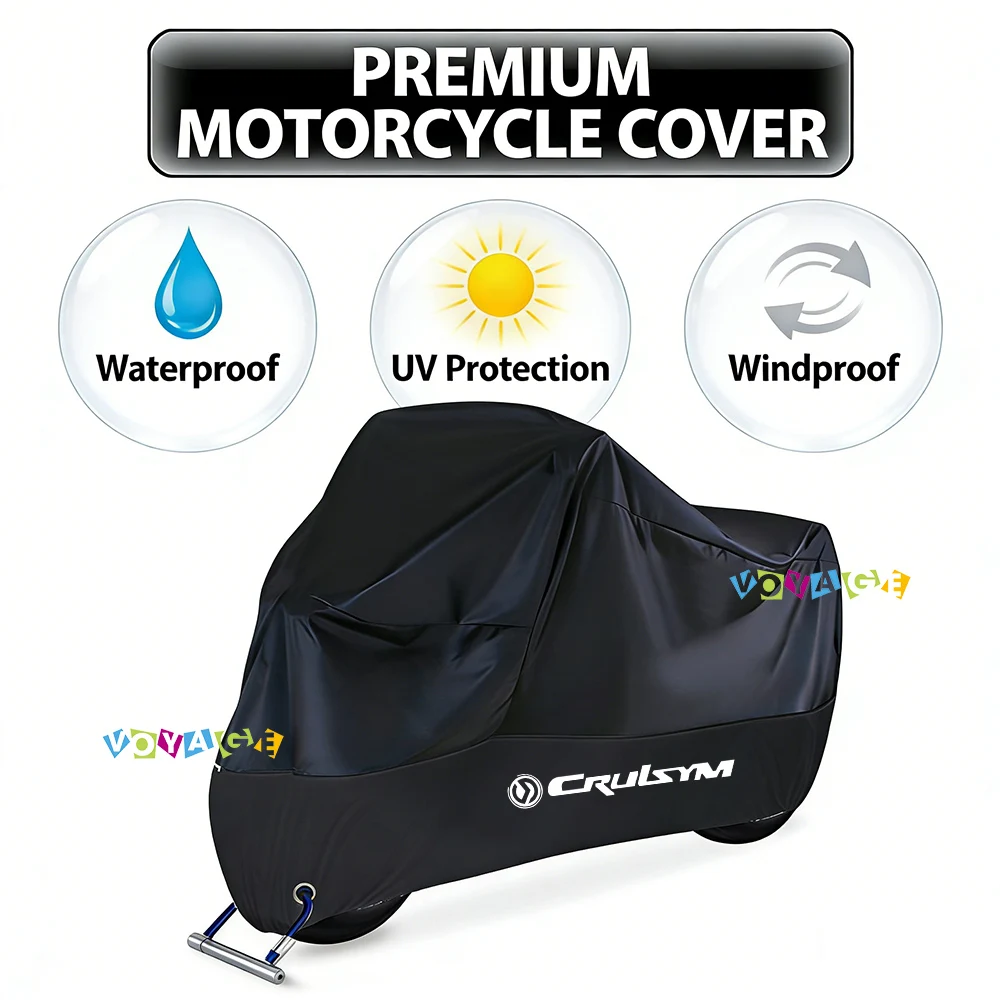 

For SYM CRUISYM 125 180 300 GTS 250i 300i Motorcycle Accessories Waterproof Outdoor Scooter UV Protector Dust Rain Cover