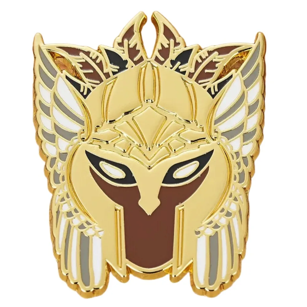 Viking Valkyrie Pin Helmet Badge Norse Mythology Brooch Decoration Crafts Gift for Men and Women